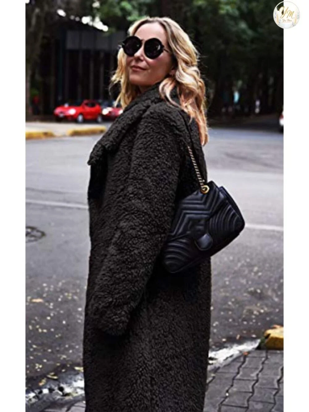 Faux Fur Open Front Fuzzy Cardigan Coat Women's Fleece Winter Jacket